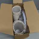 Adhesive Battery Operated Wall Sconce Set of 2, 5000 mAh Battery Rechargeable Bulb with 12 RGB Colors, Stick on Wall Sconce No Drill Wall Lights, Linen