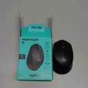 Logitech M330 SILENT Wireless Mouse, 2.4GHz with USB Receiver, Optical Tracking, Quiet & Lightweight, Long Battery Life, for PC, Mac, Laptop, Chromebook - Black