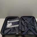 Coolife Luggage PC+ABS Hardshell Suitcase with TSA Lock, Spinner Carry On Lightweight (Teal, 20in)