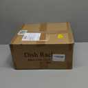 SNTD Dish Drying Rack, Expandable Dish Rack for Kitchen Counter, Metal Dish Drainer with Utensil & Cup Holder 13.8"-22.6" L x 12.1" W (Black)