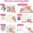 HumorPlay Busy Board Montessori Toys for 1,2,3 Year Old Girl Gifts, Sensory Educational Busy Book for Toddlers 1-3 Age, Christmas Birthday Gift for 1-2 Year Old Girl Toys