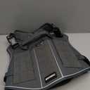 MOOGROU Tactical Dog Harness for Large Dogs,No Pull Military Dog Vest with Handle,Reflective Heavy Duty Pet Harness for Walking Hiking Training Gray L