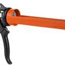 Bates- Caulking Gun, 24:1 High Thrust Ratio, Orange, Caulking Tool Gun, Heavy Duty Caulk Gun No Drip Caulk Gun, Hand Caulking Guns, Silicone Gun, Caulking Gun Tool