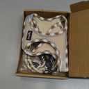 haapaw Dog Harness with Leash Set, No Pull Adjustable Reflective Step-in Puppy Harness with Thickened Padded Vest for Extra-Small/Small Medium Dogs (Beige)