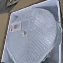 Manhattan Comfort Laurel Round Coffee Table with Sleek Sintered Stone Top and Stainless Steel Base, Elegant Design for Modern Living Room, Centerpiece, Black