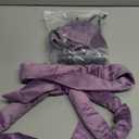 No Heat Overnight Curls Headband to Sleep In, 70" Soft Ribbon Curl Wrap for Long Hair - 9 PCS Curling Rods Set with Bonnet, Purple