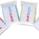 Disposable Card Raincoat Compression Adult Children Men and Women Thick Portable Scenic Spot Disposable Raincoat Wholesale (Pack 20, White)