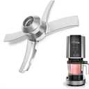 Replacement Stainless Steel Paddle Blade Compatible with Ninja Creami NC300 Series Ice Cream Makers, Mixing Parts for Ninja NC299AMZ, NC301, CN305A, CN301CO Ice Creami accessories