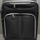 Olympia Tuscany 21 Inch Expandable Spinner Airline Carry-On Upright,Black,One Size
