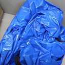 TICONN Mattress Bags for Moving, Heavy Duty King Mattress Cover Storage Bag with Full-Around Handle and Adjustable Buckles (Blue, King)