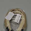 Knit Headbands for Women - Knotted, Large, Non-slip Thick Womens Winter Headbands - 2 Pack (Beige and Khaki)