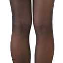 ToBeInStyle Women's Wide Floral Lace Fishnet Thigh Hi Stockings