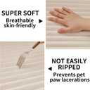 HAOMAIJIA Waterproof Couch Cover for Dogs Washable,Faux Fur Pet Couch Covers for Sofa,Soft Dog Bed Cover Non-Slip Couch Covers for 3 Cushion Couch Sofa Pet Friendly (Off White, 35" x 74")