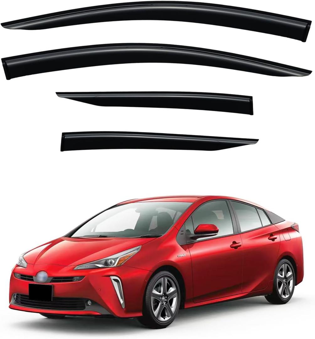 Rain Guards Window Visor for 2016-2022 Toyota Prius Out-Channel