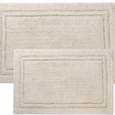 SUPERIOR Solid Non-Slip 2-Piece Bath Rug Set