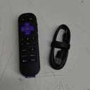 Roku Voice Remote Pro (2nd Ed.) | Rechargeable TV Remote Control with Hands-free Voice Controls, Backlit Buttons, & Lost Remote Finder - Replacement Remote Compatible with All Roku TV, Players & Audio