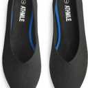 ATHMILE Pointed Toe Flats for Women Dressy Work Shoes Business Casul Knit Ballet Flats Slip on Office Ladies Comforttable Dress, Size 11