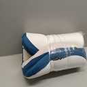 Olumoon Cervical Neck Pillow - Ergonomic Memory Foam Contour Pillows for Side, Back & Stomach Sleepers, Cervical Pillow for Neck Support Sleeping with Breathable Cover (Grey&Blue)