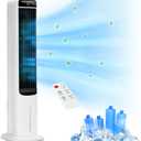 Uthfy 41" Evaporative Air Cooler with 4 Mode, 120°Oscillation, Swamp Cooler with Remote, 12H Timer, Easy Cleaning, Portable Air Conditioner That Blow Cold Air for Bedroom, Home, Office