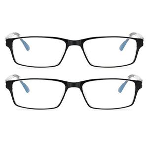 Naikomly 2 Pairs Nearsighted Glasses -1.00 Spring Hinges Distance Glasses
