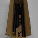 Oroonoko 72inch Industrial Pipe Clothes Rack Wall Mount For Hanging Rod Bar for Laundry Room, Closet Rod& Plant Hanger Up to Max Load 135Lb Black (72inch(1 Pack))