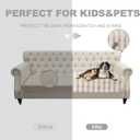 Dogs/Cats Bed Mats, Dog Pad Washable Removable Couch Cover with Anti-Slip Back, Plush Long Fur Mat, Perfect for Small, Medium and Large Dogs.(White-Bubble, 30"x90")