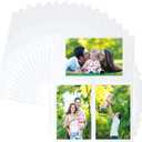 Samsill 50 Pack Ultra Clear 4x6 Photo Album Pages for 3 Ring Binder, Mixed Format, Archival Photo Sleeves, Photo Holders, 3 Pocket Top Loading, 300 Total Photos