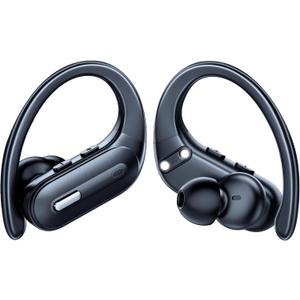 Active Noise Cancelling Ear Buds Wireless Earbuds 90 Hrs Playtime Bluetooth Headphones with Hi-Res Stereo Deep Bass Power Display Earphones with Earhooks Waterproof Transparency Headset for Sports/ Gym