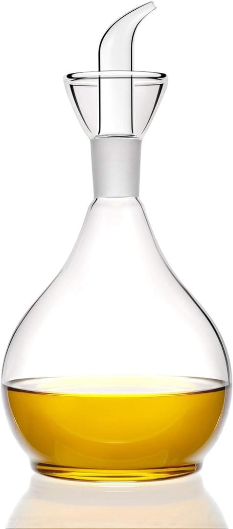 HAIZEEN 31ounce/900ml Olive Oil Dispenser Oil Bottle Glass with No Drip Bottle Spout