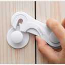 Cabinet Locks - Adoric Life Child Safety Locks 4 Pack - Baby Safety Cabinet Locks - Baby Proofing Cabinet Kitchen System with Strong Adhesive Tape