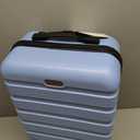 AnyZip Luggage PC ABS Hardside Lightweight Suitcase with 4 Universal Wheels TSA Lock Carry-On 20 Inch Light Blue