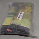 Riyidecor Fantasy Butterfly Shower Curtain 60Wx72H Inch Blue Enchanted Trees Fairy Tale Pretty Floral Foggy Wonderland Magic Nature Bathroom Decor Fabric Polyester Waterproof 12 Pack Hooks