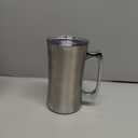 Stainless Steel Double Walled Mugs 20 oz Metal Coffee & Tea Cup Mug Insulated Cups with Handles Keep Drinks Cold or Hot Longer (1Pcs)