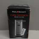 POHL SCHMITT Electric Can Opener, Knife Sharpener & Bottle Opener, Easy Push Down Lever, Works with Standard And Pop-Top Cans, Durable Stainless Steel & ABS - Kitchen Essentials and Accessories