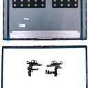 Replacement Laptop LCD Cover Back Rear Top Lid Front Bezel with Hinges for Lenovo IdeaPad 1 15ADA7 1 15AMN7 82R1 5CB1F36621 AP3L6000100 5CB1M48453 82RF1006VUS Silver