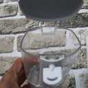 Cyrank Manual Soap Dispenser, Wall Soap Dispenser 350ml Hand Soap Dispenser Wall Mount Commercial Soap Dispenser for Bathroom Kitchen Hotel(White)