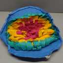 Vivifying Snuffle Mat for Dogs, Adjustable Dog Puzzle Toys Sniff Mat, Interactive Enrichment Toys for Slow Eating and Mental Stimulation (Red Yellow Blue)