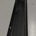 PVC Slide-On Door Bottom | Adjustable Plastic Weatherstrip Door Bottom with Drip Cap | 3 Feet (36-Inch) | for 1 3/4 Doors | Black | Fits Gaps 3/8 to 7/8 | Made in The USA