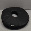 5 STARS UNITED Donut Pillow Hemorrhoid Tailbone Cushion  Large Floor Cushion for Pain Relief  Coccyx, Prostate, Sciatica, Pelvic Floor, Pressure Sores, Pregnancy, Postpartum Recovery, Black