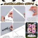 Extra Large 47.2Inch Graduation Decorations 2026 Yard Sign Pink Waterproof Congrats Grad Class of 2026 DIY Name Lawn Signs with Stakes Outdoor High School College Bachelor Graduation Party Supplies