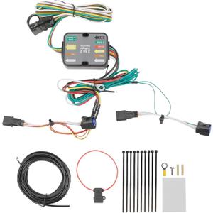 Dasbecan 56474 Trailer Hitch Wiring Harness Kit Compatible with Kia Sorento 2022 Sportage 2022 2023 (4-Way Flat Trailer Connector Plug) Vehicle-Side