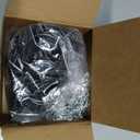 44 Pack Curtain Rings with Eyelets, 1.75 Inch Inner Diameter, Heavy Duty Rustproof Metal Drapery Rings for Pinch Pleat Curtains Panels, Decorative Clips Rings Fits 1.25-1.5" Rods, Black