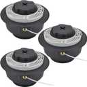 3 Pack C6-2 Trimmer Head for Stihl FS38 FS40 FS40C FS45 FS46 FS50 FS50C FSA60R FSA86R FSE60 FSE71 FSE81 Easy Loading Lawn Mower Garden Tool Accessories