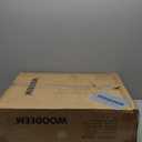 Bedroom White Nightstand with Charging Station and USB Ports, 28" Tall Bed 2 Drawers Night Stand, Living Room Big Size Wooden Side End Table