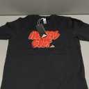 adidas Boys Graphic T-Shirt (Small, Black)