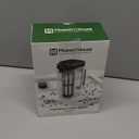 Maestri House Compact Cold Brew Coffee Maker, 40oz Iced Tea and Coffee Maker Brewer Space Saving Tritan Pitcher, 350 Mesh Filter, 100% Leak-Proof (White)