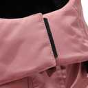 DDQLADY Women's Ski Coat Waterproof Jacket Hooded Windproof Outerwear (L)