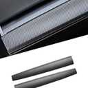Dashboard Cover and Front Door Cover Compatible with Tesla Model 32017-2023 and Model y2019-2024 (Matte Carbon Fiber Dashboard 2pcs only)