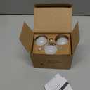 E12 Candelabra Globe Bulbs 6W 120V Daylight White 5000K 5-Pack