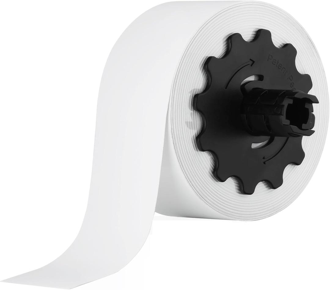 VNMWT-3508 White Premium Vinyl Tape, 150' L 2" W (1)